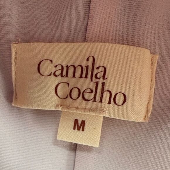 Camila Coelho Vivian Mini Dress Blue Hallucinogen Size Medium NEW - Picture 15 of 16